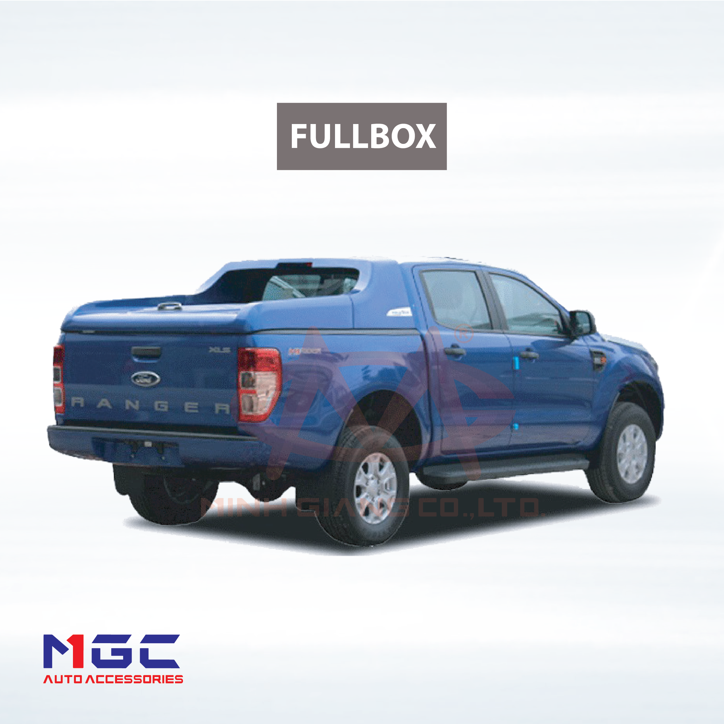 Nắp thùng MGC cho Ford Ranger (FULLBOX)