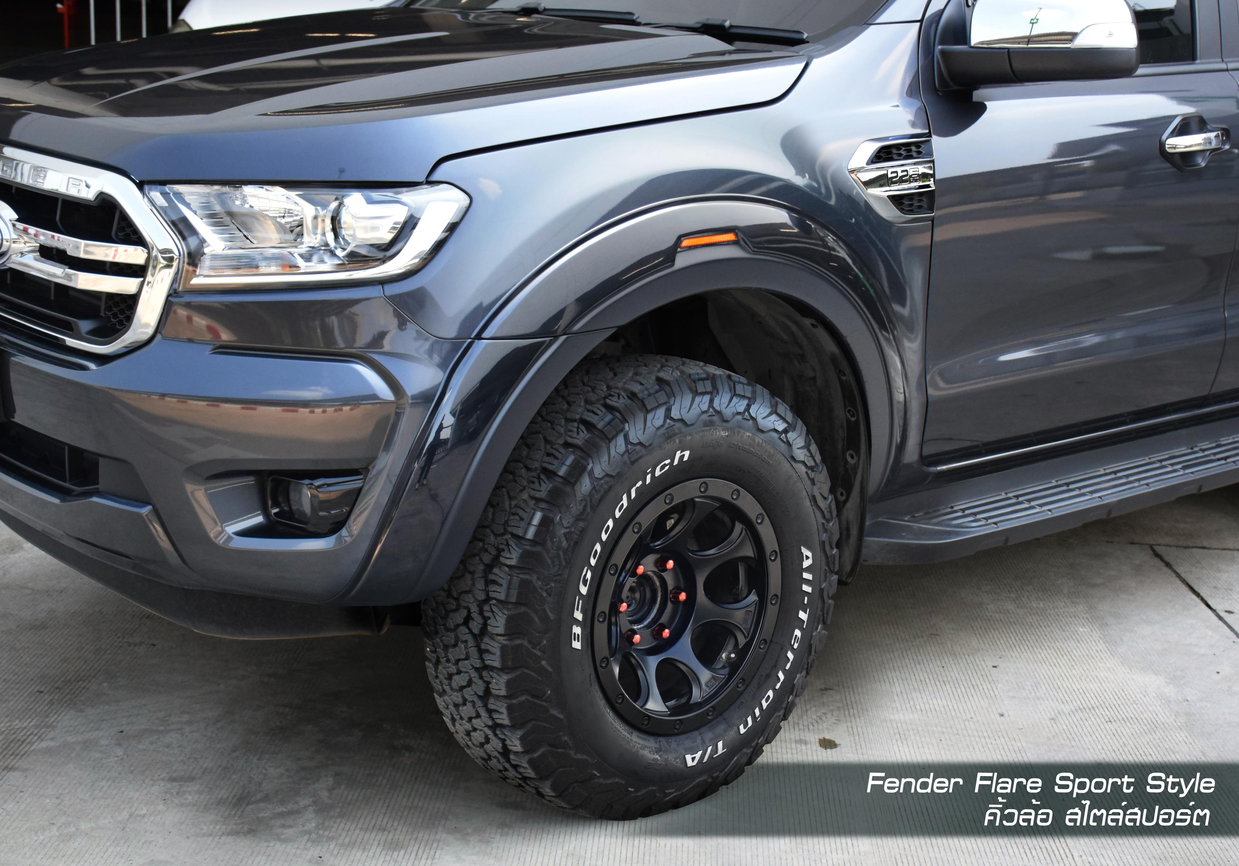 Ốp vè Sport Style RBS cho Ford Ranger